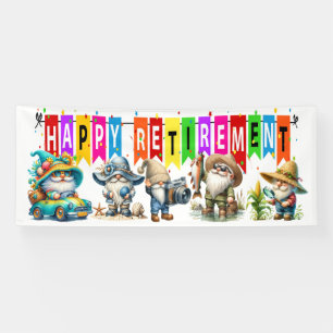FUN HAPPY RETIREMENT  BANNER