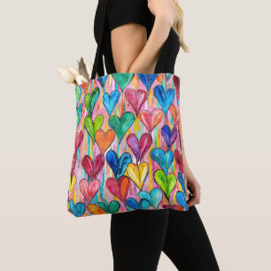 Fun Heart Pattern  Tote Bag