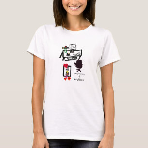 Fun Hearts Love Notes Valentine Names T-Shirt