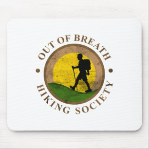 Fun Hiking Party Design  Mouse Pad