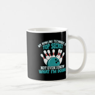 Fun Hilarious Bowler Joke Humour Funny Bowling Des Coffee Mug