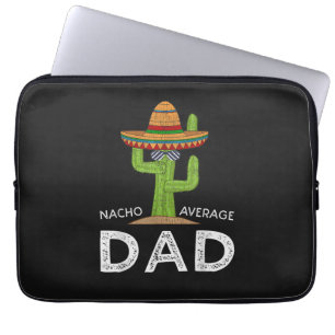 Fun Hilarious Dad Joke _ Funny Saying Dad Laptop Sleeve