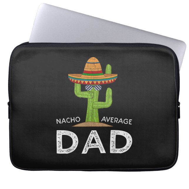 Fun Hilarious Dad Joke _ Funny Saying Dad Laptop Sleeve (Front)