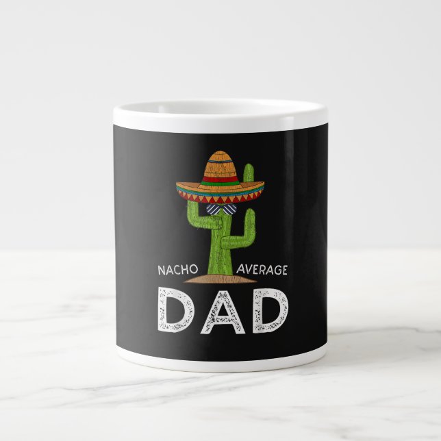 Fun Hilarious Dad Joke _ Funny Saying Dad Large Coffee Mug (Front)