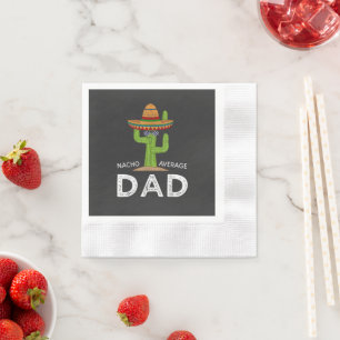 Fun Hilarious Dad Joke _ Funny Saying Dad Napkin