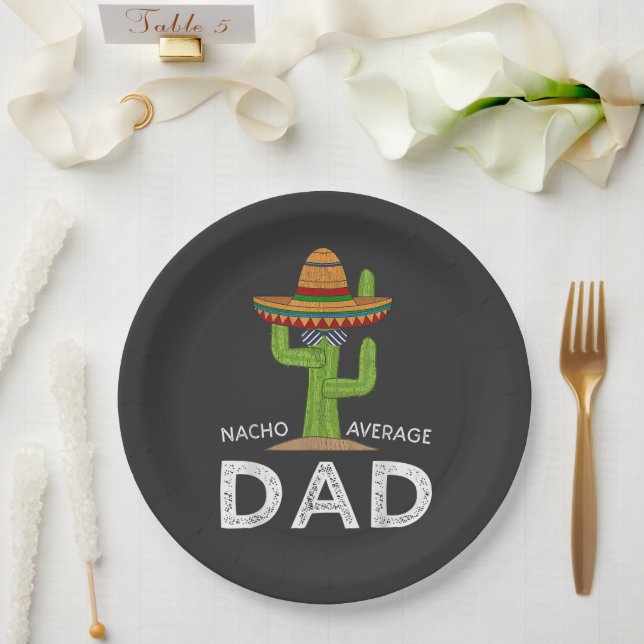 Fun Hilarious Dad Joke _ Funny Saying Dad Paper Plate (Wedding)