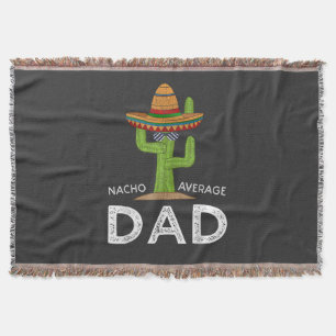 Fun Hilarious Dad Joke _ Funny Saying Dad Throw Blanket