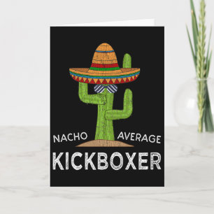 Fun Hilarious Kickboxer Meme Funny Kickboxing  Card