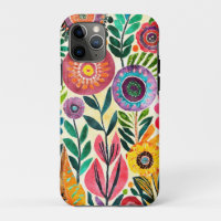 Fun Hippie Flower Patterned