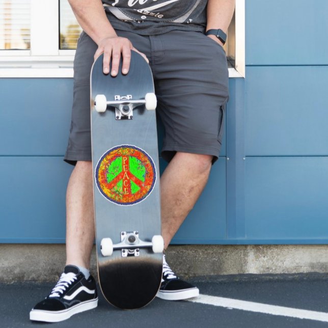 Fun Hippie Peace Sign Inspirivity Floral  (Creator Uploaded)