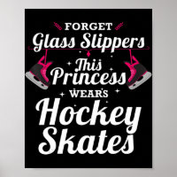 Fun Hockey Design For Girls Women Ice Hockey Playe
