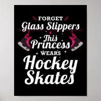 Fun Hockey Design For Girls Women Ice Hockey Playe