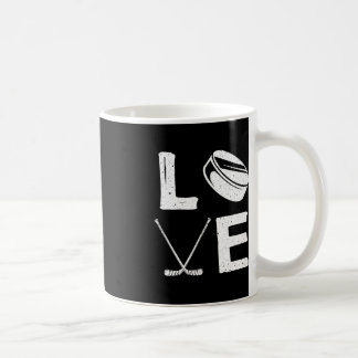 Fun Hockey Design For Kids Men Women Ice Hockey Pl Coffee Mug