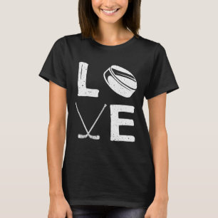 Fun Hockey Design For Kids Men Women Ice Hockey Pl T-Shirt