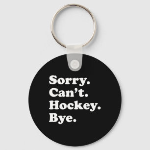 Fun Hockey Gift for Men Women Boys or Girls  Key Ring