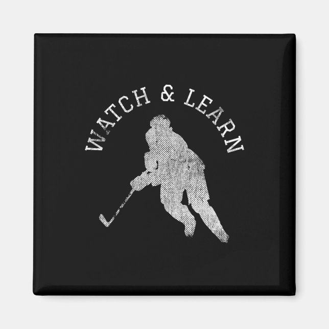 Fun Hockey Player Expertise Bragging  Magnet (Front)