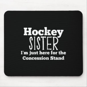 Fun Hockey Sister Girls Sibling Daughter Son Game Mouse Pad