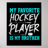 Fun Hockey Tee Brother Novelty Gift Sibling