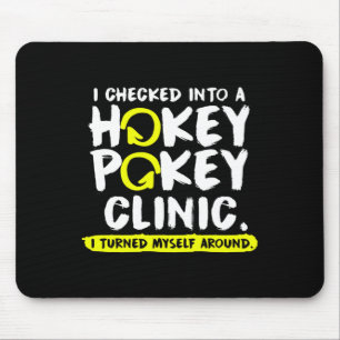 Fun Hokey Pokey Clinic Hockey Pokey Gift   Mouse Pad