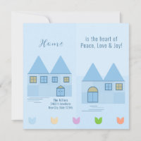 Fun Homes Tulip Flowers Housewarming Party Invite