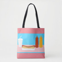 Fun Hot Dog Lunch Illustration Design Art