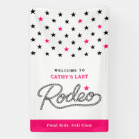 Fun Hot Pink Her Last Rodeo Bachelorette Party