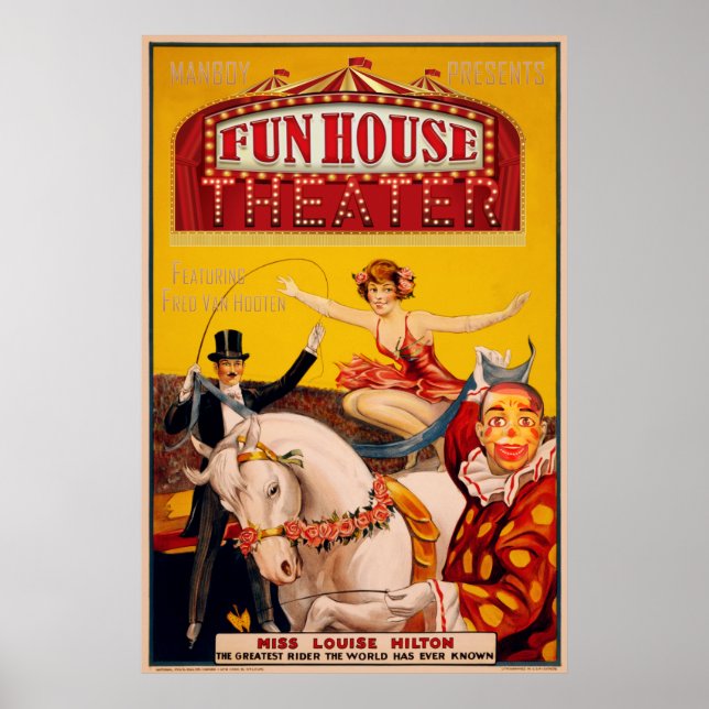 Fun House Theatre Poster (Front)