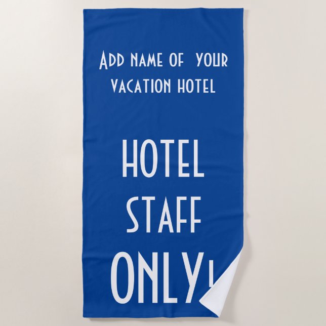 Fun humour beach towels  (Front)