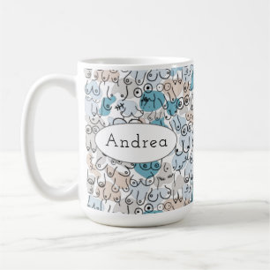 Fun humour blue mum coffee mug