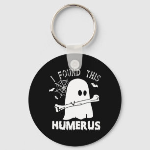 Fun I Found This Humerus Boo Ghost Halloween Costu Key Ring