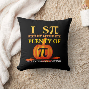 Fun I SPY PUMPKIN PIE Thanksgiving Cushion