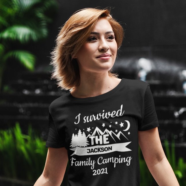 Fun I survived the family camping T-Shirt (Creator Uploaded)