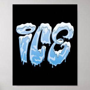 Fun Ice and Fire Costume Halloween Family Matching Poster
