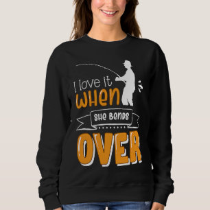 Fun ice fishing for anglers and fishermen sweatshirt