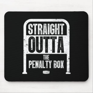 Fun Ice Hockey Art For Men Women Ice Hockey Lover Mouse Pad