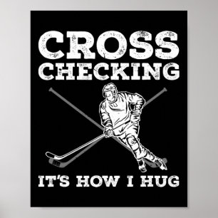 Fun Ice Hockey Art For Men Women Kids Ice Hockey L Poster