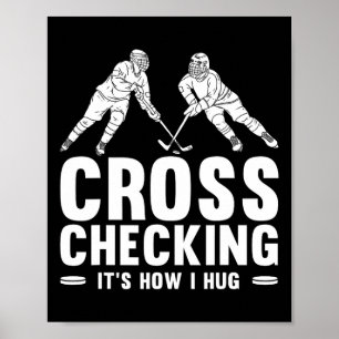 Fun Ice Hockey Art For Men Women Kids Ice Hockey L Poster