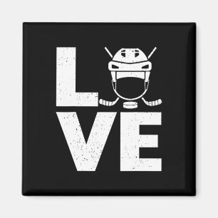 Fun Ice Hockey Art For Men Women Sport Ice Hockey  Magnet