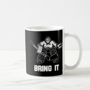 Fun Ice Hockey Player Gift Goalie Apparel Graphic  Coffee Mug