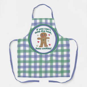 Fun "If You Can't Take the Heat" Gingerbread Man Apron
