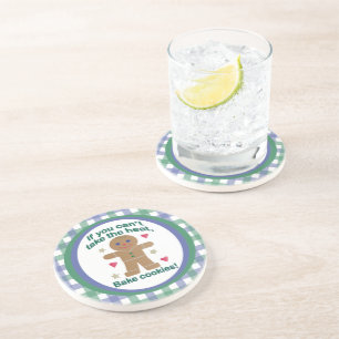 Fun "If You Can't Take the Heat" Gingerbread Man Coaster