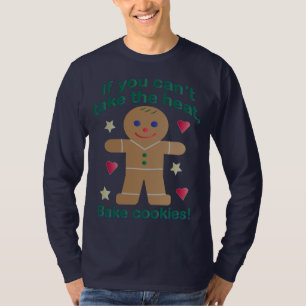 Fun "If You Can't Take the Heat" Gingerbread Man T-Shirt