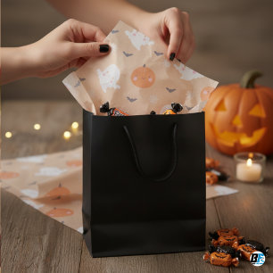 Fun Illustrative Maximalist Halloween Tissue Paper