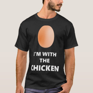 Fun I'M With The Chicken Egg Halloween Costume T-Shirt