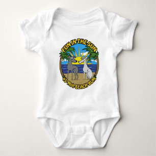 FUN IN THE SUN 45 Mph BEACH BUM Baby Bodysuit