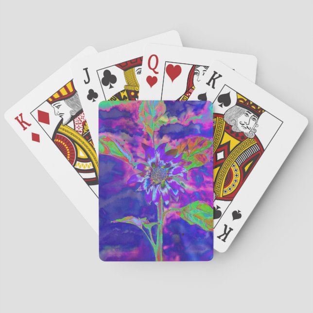 Fun in the Sun Blue Playing Cards (Back)