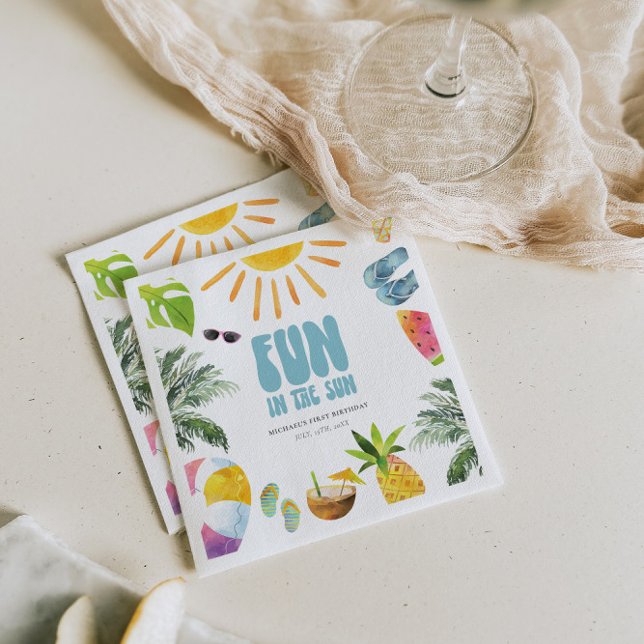 Fun in the Sun Napkin (Creator Uploaded)