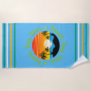 Fun in the Sun Personalised Summer Beach Towel