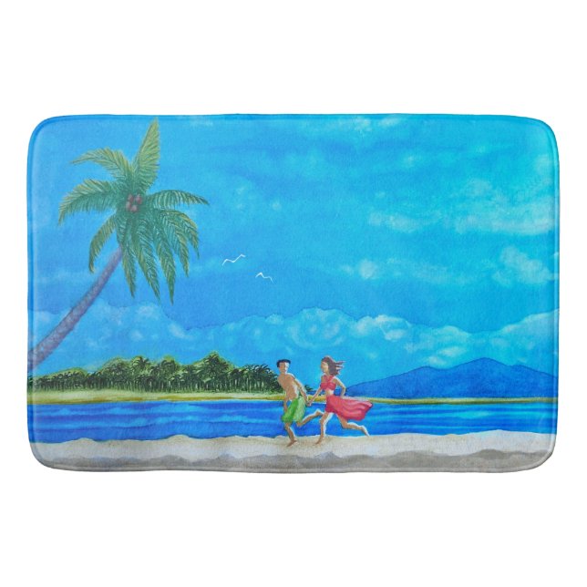 Fun in the Sun Run  Bath Mat (Front)