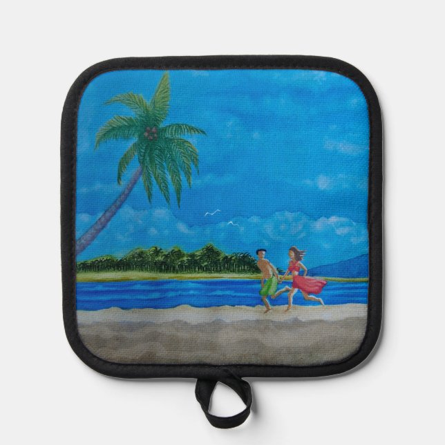 Fun in the Sun Run  Pot Holder (Front)